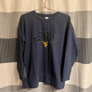 WV fleece sweat shirt with side slit